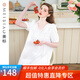 美標商場(chǎng)同款短袖純棉睡裙女夏睡衣甜美可外穿甜美公主風(fēng)連衣裙家居服 白色 L (165/88A)