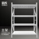 固庫倉儲貨架輕型貨架倉庫貨架家用置物架服裝庫房展示架子可訂制 白色主架 200*50*200=4層/每層載100KG