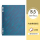 錦宮（KINGJIM）記事本 自如書(shū)寫(xiě)活頁(yè)筆記本 B5輕薄活頁(yè)夾 15頁(yè) B5限定版  條紋