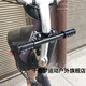 千奇夢(mèng)電動(dòng)車(chē)后座椅兒童扶手把自行車(chē)上的后置坐墊小孩防摔推桿單車(chē)配件 一字扶手(黑把套)+橡膠防滑墊