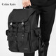 Colins Keirs背包男雙肩包電腦包拉繩旅游包休閑帆布日系潮牌大容量大學(xué)生書包