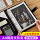 朗捷（longe） A4皮質(zhì)經(jīng)理夾多功能文件夾帶計算器銷(xiāo)講夾4S店汽車(chē)樓盤(pán)銷(xiāo)售夾定制 黑色-12位太陽(yáng)能計算器