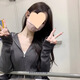 伴夕短款外套女開衫女裝衣服小個子外套春秋款女上衣女士外套針織休閑 修身魚骨拉鏈上衣n【灰】 L 【建議105-115斤】