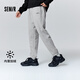 森馬（Semir）【男褲福袋】休閑褲男夏秋季潮流簡約寬松褲子 C款【加絨慢跑褲】-中花灰 XL