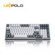 Leopold 利奧博德 FC980M OE版 加厚PBT二色鍵帽單模有線98鍵機械鍵盤 New Sky 單模有線OE版 櫻桃紅軸