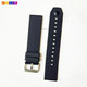 時(shí)刻美原裝時(shí)刻美/Skmei表帶0990/019/1155/1206/1445電子手表帶配件 1206黑色表帶