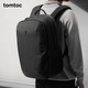 tomtoc男士雙肩包大容量彈道尼龍背包商務差旅17.3英寸電腦包30L 曜石黑 M碼（30L）