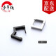 子午線 三角形耳釘男士氣質(zhì)個(gè)性學(xué)生街頭簡(jiǎn)約單只耳環(huán)潮人ins耳飾品 正方形 銀色