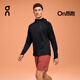 On昂跑 Climate Zip Hoodie 男款拉鏈款跑步連帽衫 Black 黑色 L