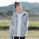 耐克（NIKE）男裝女裝 秋季線圈加厚情侶運(yùn)動(dòng)服舒適訓(xùn)練休閑連帽夾克針織外套 灰色單件BV2649塑料拉鏈 男女同款 L
