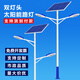 寧典太陽(yáng)能路燈帶桿戶外燈高桿燈農(nóng)村公路照明燈大功率市政路燈桿6米 6米60瓦雙臂太陽(yáng)能路燈