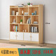 青雀臺【8號截單、全實(shí)木無(wú)漆、包安裝】實(shí)木落地書(shū)架書(shū)柜儲物架可定制 4層 白色門(mén) 120長(cháng)154高 深度 30cm【加深款 】