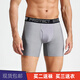 貴嬌兒（GUIJIAOER） 緊身短褲男三分運動內(nèi)褲速干彈力壓縮褲健身跑步籃球訓練打底褲 緊身短褲灰色 2XL（180-185高，145-170斤）