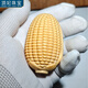 頂妃（DING FEI）文玩龍血實(shí)心竹精雕玉米金玉滿堂文玩把件手工打磨掛件禮物 約40*70實(shí)心竹素玉米把件  A21-204