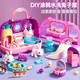赟婭小雞寵物過家家玩具女孩3-6歲生日六一兒童節(jié)禮物涂鴉兔洗澡農(nóng)場 萌兔手提屋46件套+禮盒