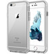 JETechJETech 蘋果iPhone 6/6s Plus手機(jī)殼TPU軟邊PC背板防摔保護(hù)套5.5英寸屏 灰色