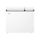 海爾（Haier）210升雙溫雙箱商用家用冰柜 大冷凍小冷藏臥式商用小冰柜家用商用母乳小型冰箱冷柜FCD-210GHXD 7:3冷凍冷藏 210L