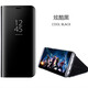 錦灝 三星Note10+ 5G手機(jī)殼智能視窗翻蓋note9鏡面保護(hù)套全包防摔note8支架式網(wǎng)紅男女 炫酷黑 三星Note9 (APP智能休眠)