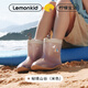 Lemonkid兒童自然風(fēng)尚雨鞋防水防滑耐磨男女童簡(jiǎn)約可愛(ài)束口雨鞋舒適柔韌 秘境山谷(米色) 200