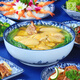 參寶SAMBO釉下彩餐具陶瓷碗青花瓷飯碗家用湯碗湯面碗吃飯碗大湯碗 8英寸中式大碗【大號湯面碗】