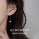 米蔓（MIMORE）S999足銀蝴蝶耳釘女時尚潮流高級感氣質(zhì)耳飾養(yǎng)耳洞睡覺免摘防堵
