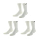有志者（UZIS）專(zhuān)業(yè)運動(dòng)襪男美式籃球襪跑步吸汗純色毛巾底襪[新星] 白色長(cháng)筒 三雙裝 M （40-43）