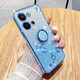 羅璐鷗 OPPO Reno9手機殼軟硅膠殼Reno9Pro外殼防摔指環(huán)支架reno9 Pro+保護套水鉆漸變閃粉 【漸變遠峰藍】+指環(huán)支架+全屏保護膜 OPPO Reno9 Pro