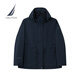 諾帝卡（NAUTICA）【商場(chǎng)同款】女裝秋冬新款防輕潑水可脫卸帽三合一外套女43JO04 藏青4NV L