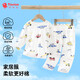 纖絲鳥（TINSINO）兒童睡衣夏季薄款男女童家居服套裝寶寶空調(diào)服透氣舒適童裝