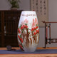 loyo 景德鎮大號陶瓷花瓶插花客廳裝飾品手繪山水圖瓷瓶新中式家居電視柜擺件水培富貴竹 吳文瀚手繪鴻運當頭插花筒