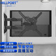 HILLPORT43 75 85 86 90英寸電視機豎屏安裝掛架橫豎屏90度旋轉掛墻支架伸縮搖擺架適用于華為T(mén)C海信三星 【32-50英寸】360度橫豎屏旋轉