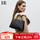 HR赫蓮娜包包女包極簡(jiǎn)風(fēng)菱格手提包女頭層牛皮單肩斜挎包包生日禮物