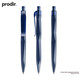 QS20三維中性筆prodir高檔商務(wù)辦公按動(dòng)簽字筆刻字私人定制ins冷淡風(fēng)0.5黑進(jìn)口水筆 深藍色（單支）