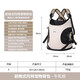 HiDREAMHiDREAM貓背包寵物外出托特前置透氣帆布貓包出門(mén)貓洗澡便攜雙肩 牛乳棕 F-35*20*36
