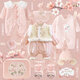 新生兒禮盒套裝嬰幼兒衣服出生女寶寶滿(mǎn)月見(jiàn)面送禮物高檔實(shí)用秋冬 三朵花開(kāi) 0-4個(gè)月