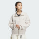 阿迪達斯阿迪達斯 ADIDAS 女子 LOGO FLEECE JKT 運動(dòng)夾克 JJ3566 白 M 