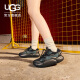 UGG春季新款男女同款舒适时尚圆头系带撞色运动休闲鞋 1152734 BLCKR | 黑色/风暴灰色 38
