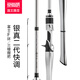 國王路亞路亞竿銀真快調(diào)遠投翹嘴專用馬口路亞蟲桿鱸鱖魚單竿2.13米M槍柄