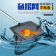 森森（SUNSUN）魚(yú)撈魚(yú)缸撈魚(yú)網(wǎng)不銹鋼方形金魚(yú)漁撈水族箱蝦撈 白色魚(yú)撈(3節伸縮)