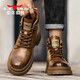 公牛世家男鞋秋冬季馬丁靴男潮流百搭工裝鞋復古耐磨氣質(zhì)皮靴男