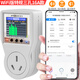 炬為wifi智能插座電表數(shù)顯電壓表電流表功率計(jì)曲線電力監(jiān)測(cè)電費(fèi)電量表 16A插頭S1BWP炬為第三代終極版！