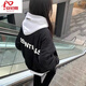 安初夏美式高街hiphop飛行夾克春秋季新款網(wǎng)紅潮牌棒球服外套男女同款 黑色ess棒球服 S 【推薦60-80斤】