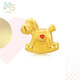 周生生 足金Charme串珠愛(ài)心心形搖搖木馬黃金轉(zhuǎn)運(yùn)珠90052C定價(jià)