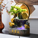 水源工坊假山流水噴泉客廳桌面擺件循環(huán)水辦公室循環(huán)水景擺件喬遷開業(yè)禮品 H30066大帶霧
