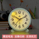 PEARL學(xué)生簡(jiǎn)約ins小鬧鐘帶夜燈省電金屬鬧鐘桌面創(chuàng  )意鐘表3寸小鬧鐘家用 3寸淺綠色+電池*1