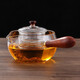 逸集耐熱玻璃側把煮茶壺小青柑煮茶器泡茶壺家用煮茶爐養生壺茶具套裝 大號450ML單壺