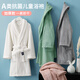 麥希爾兒童浴袍吸水速干非純棉浴衣寶寶男女童加厚保暖秋冬季珊瑚絨睡袍 【秋冬款】白色-兒童法蘭絨浴袍 M 建議身高90-110cm