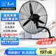 長城（CHANGCHENG）工業(yè)風(fēng)扇電風(fēng)扇壁扇工廠車間廠房商用扇強(qiáng)力超大工業(yè)扇大風(fēng)力壁掛扇大功率工業(yè)電風(fēng)扇牛角扇FB-75