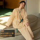 族瑪士淺春系睡衣女2025年新款純棉春秋季夏季國風(fēng)漢服家居服套裝可外穿 S83581#斜襟套裝-翩翩起舞 S 【建議70-100斤/150-162CM】