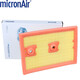 科德寶(micronAir)空氣濾芯/濾清器/空氣格 適配 空濾 大眾 速騰1.2T 1.4T（16-24款）
